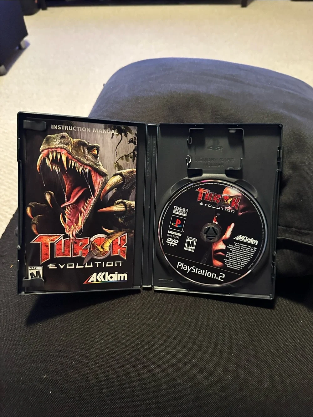 Sony PlayStation 2 Turok Evolution – Black & Red Cover Art